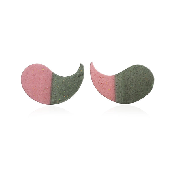 One pair of green and pink Original Kenzina under-eye masks