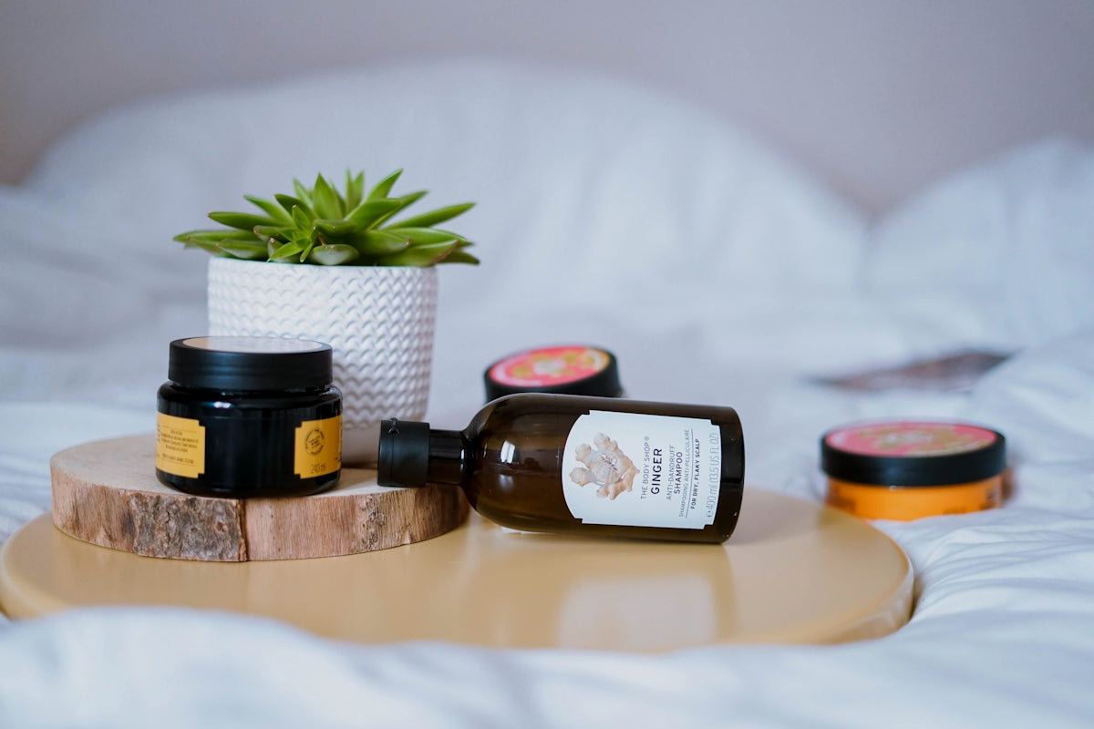 assorted cosmetic products