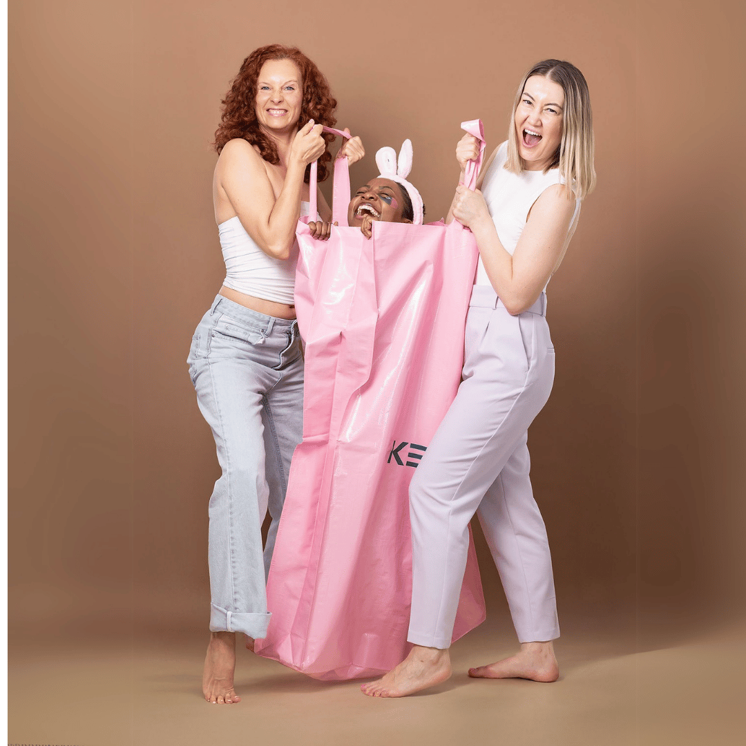 Oversized Pink Gift Bag: Ultimate Statement Edition - Kenzina