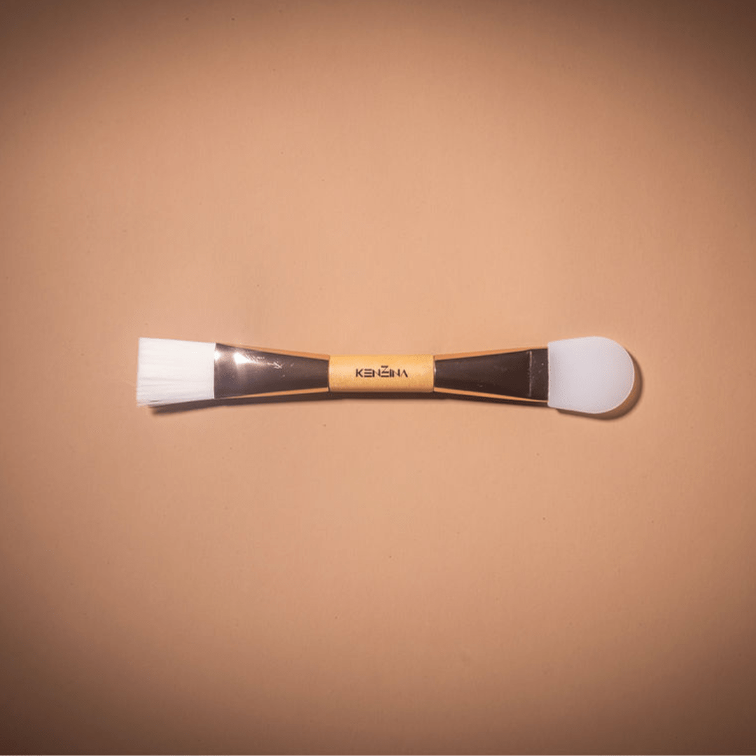 Double - headed Silicone & Facial Brush Applicator - Kenzina