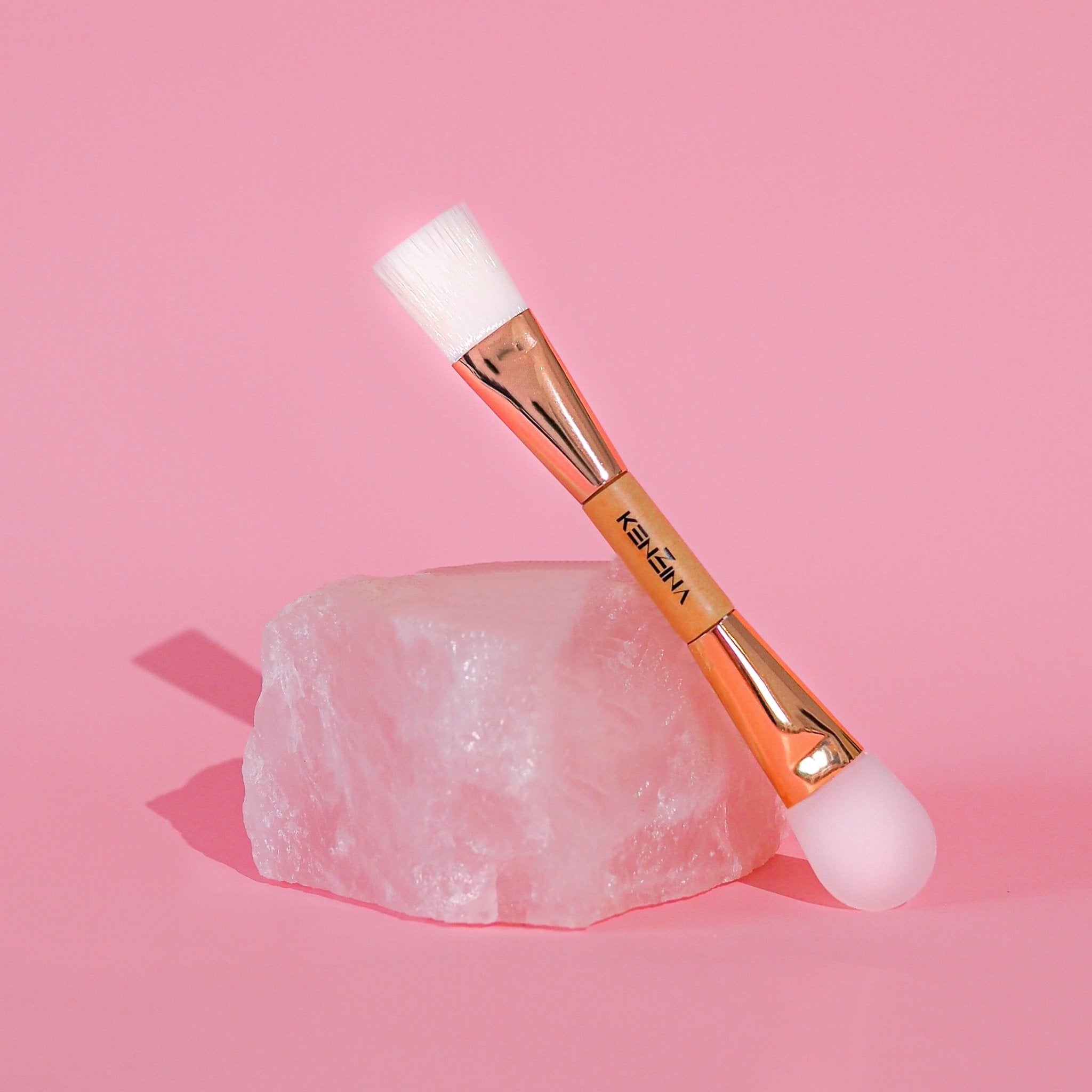 Double - headed Silicone & Facial Brush Applicator - Kenzina